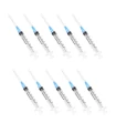 10x Syringes 3ml- 1.5in