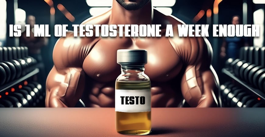 Is 1 ml of testosterone a week enough?